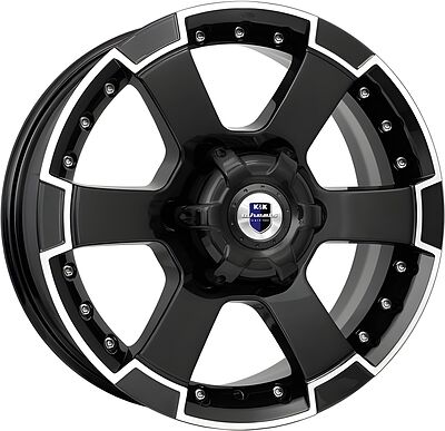 КиК М56 7x16 6x139 ET 38 Dia 108 алмаз черный