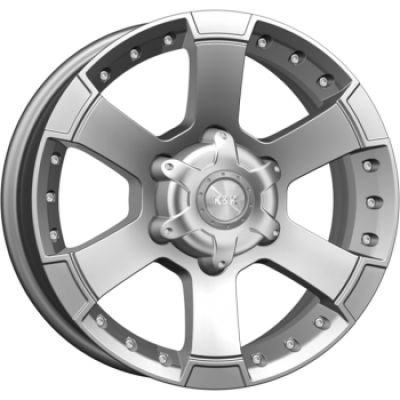 КиК М56 7x16 6x139.7 ET 38 Dia 100.1 блэк платинум