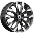 КиК Морейн 6.5x17 5x114.3 ET 50 Dia 66.1 алмаз черный КиК Морейн 6.5x17 5x114.3 ET 50 Dia 66.1 алмаз черный