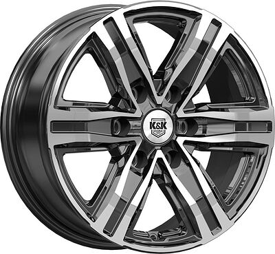 КиК R8 7.5x17 6x139.7 ET 45 Dia 92.5 алмаз черный
