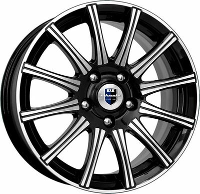 КиК Сиеста 5x13 3x98 ET 35 Dia 60.2 алмаз черный