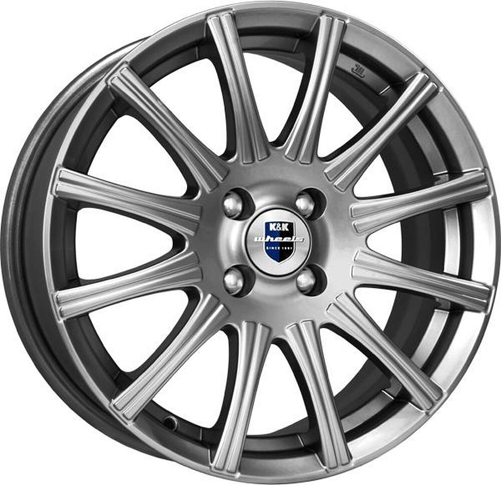 КиК Сиеста 6x15 4x98 ET 35 Dia 58.5 дарк платинум
