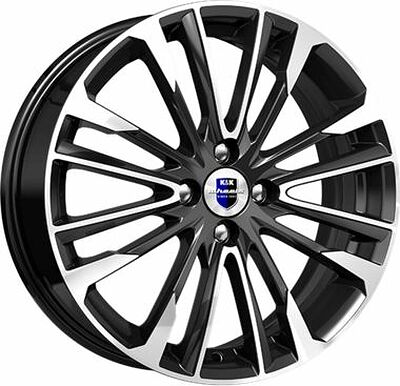 КиК Сильверстоун 6.5x17 4x100 ET 41 Dia 60.1 Алмаз черный SK