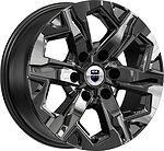 КиК Тейт 7.5x17 6x139.7 ET 25 Dia 106.1 сильвер