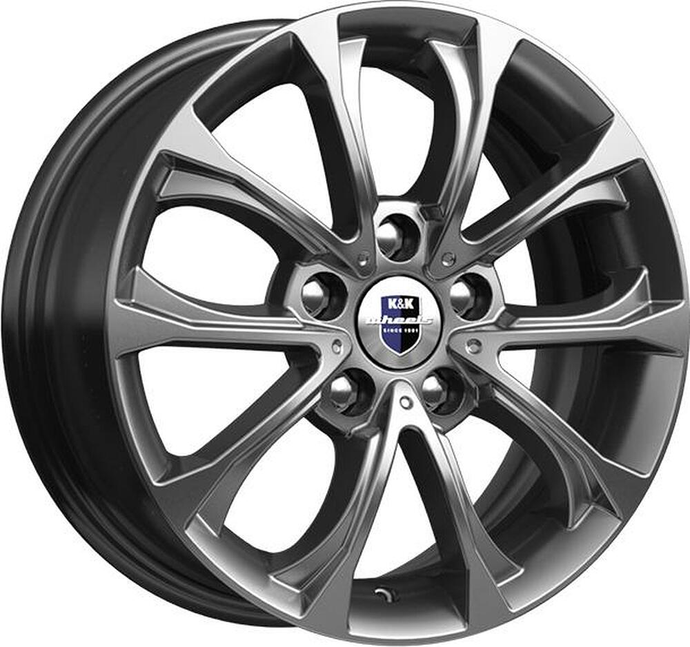 КиК Urals 6.5x15 5x114.3 ET 45 Dia 67.1 дарк платинум