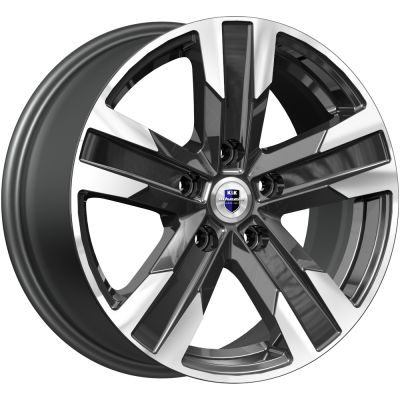 КиК Висмут 7x16 5x108 ET 40 Dia 65 алмаз черный