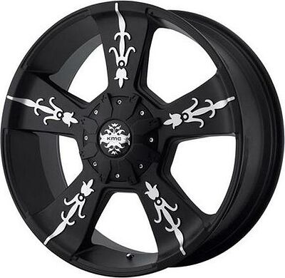 KMC KM668 9x20 5x112 ET 30 Dia 74 Matte Blk/Machined
