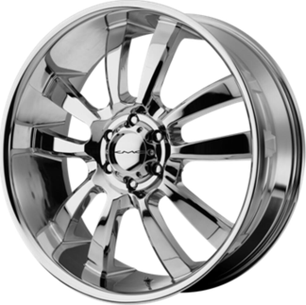 KMC KM673 8x18 5x150 ET 35 Dia 110 Chrome