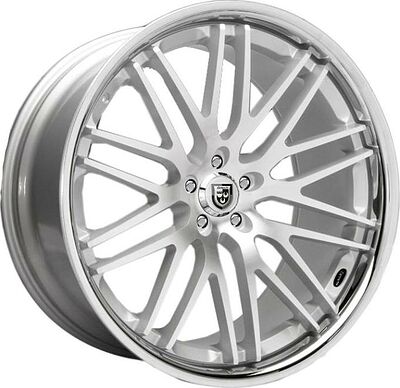 Lexani CVX44 10.5x20 5x120 ET 35 Dia 74.1 Flat Black/Machined/Chrome Lip