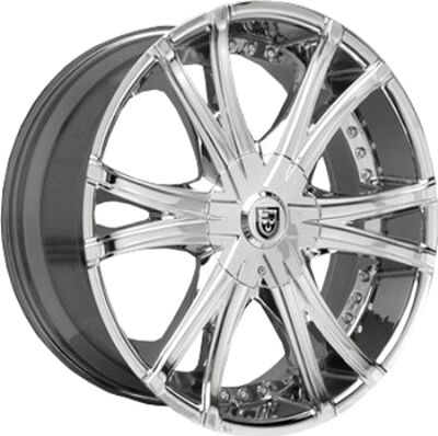 Lexani LX12 8.5x20 5x114 ET 40 Dia 74 Chrome