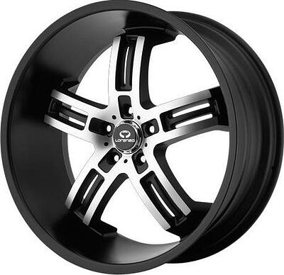 Lorenzo WL26 8x19 5x112 ET 35 Dia 72.62 Black/Machined