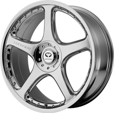 Lorenzo WL28 8x19 5x114.3 ET 32 Dia 72.62 Chrome