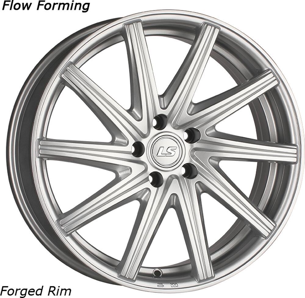 LS FlowForming RC10 8x19 5x112 ET 39 Dia 66.6 silver