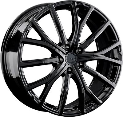 LS Forged LS FG21 7.5x19 5x108 ET 38 Dia 65.1 BK