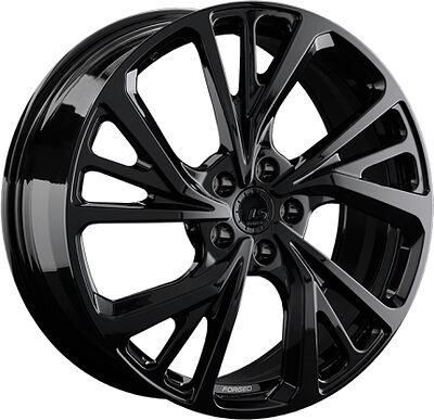 LS Forged LS FG22 8x19 5x108 ET 46 Dia 65.1 BK