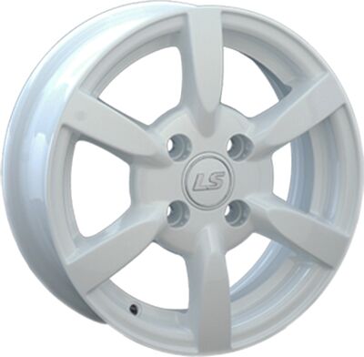 LS ZT386 5x13 4x98 ET 35 Dia 58.6 White
