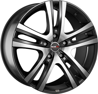 Mak Aria 7.5x17 5x112 ET 35 Dia 76 Gun Metal Mirror Face