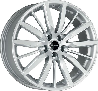 Mak Barbury 8.5x20 5x114.3 ET 40 Dia 76 silver