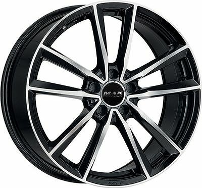 Mak Bremen 7.5x18 5x112 ET 42 Dia 66.6 Black mirror