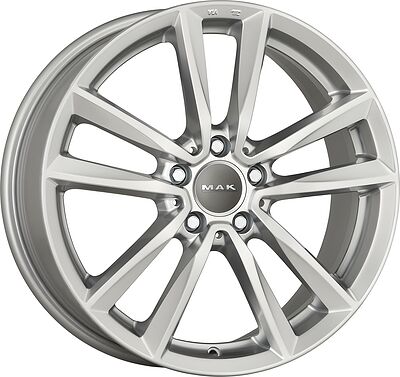 Mak Bremen 8x18 5x112 ET 48 Dia 66.6 silver