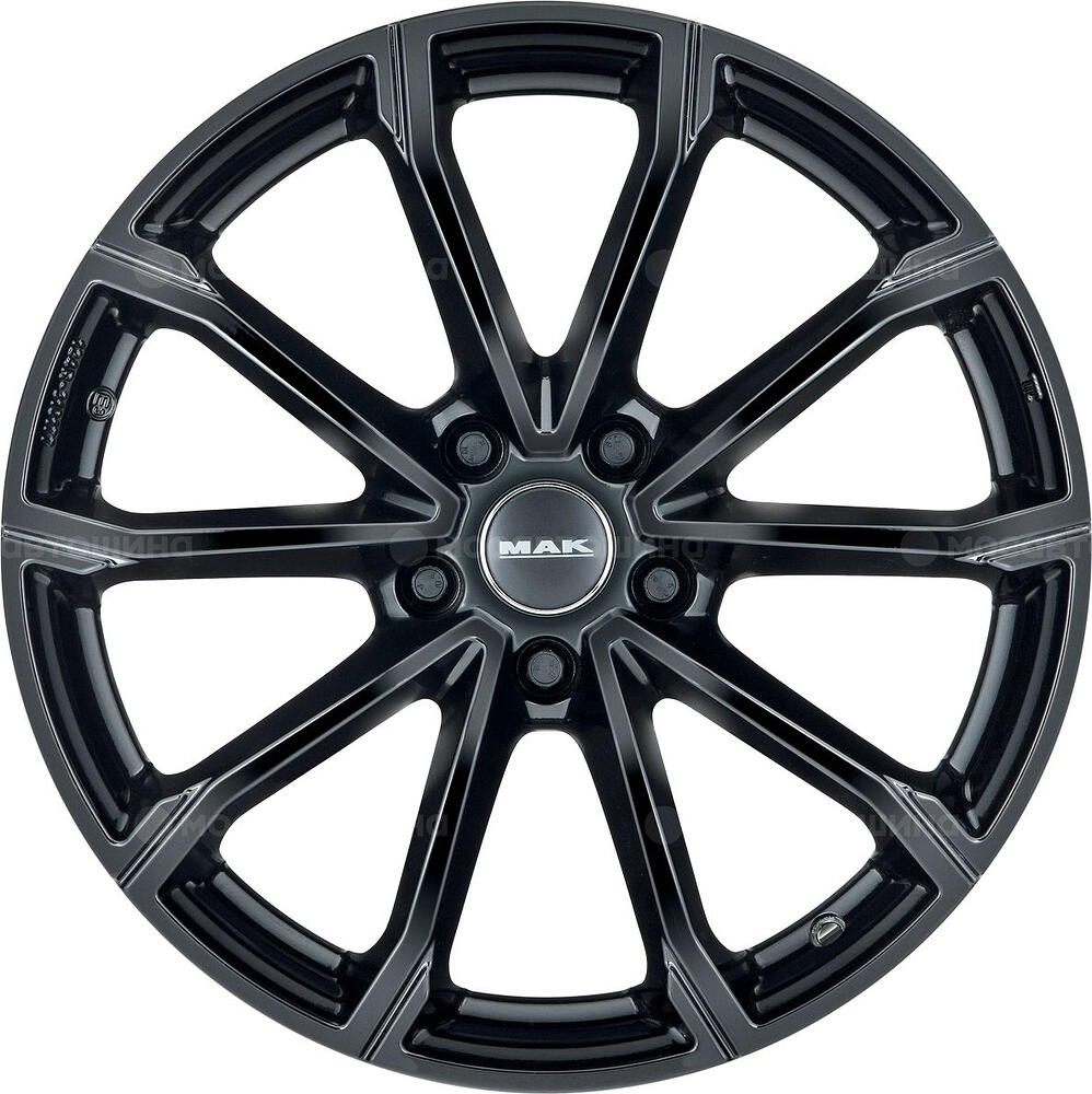 Mak DaVinci 8x19 5x112 ET 30 Dia 76 Gloss Black