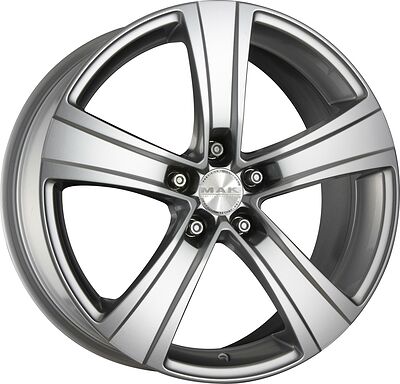 Mak F5 7x17 5x114.3 ET 45 Dia 60.1 Hyper Silver