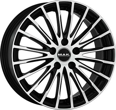 Mak Fatale 8.5x19 5x112 ET 32 Dia 76 White and Black