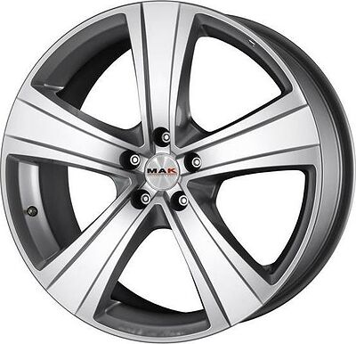 Mak Fuoco 5 8x17 5x112 ET 35 Dia 76 Hyper Silver