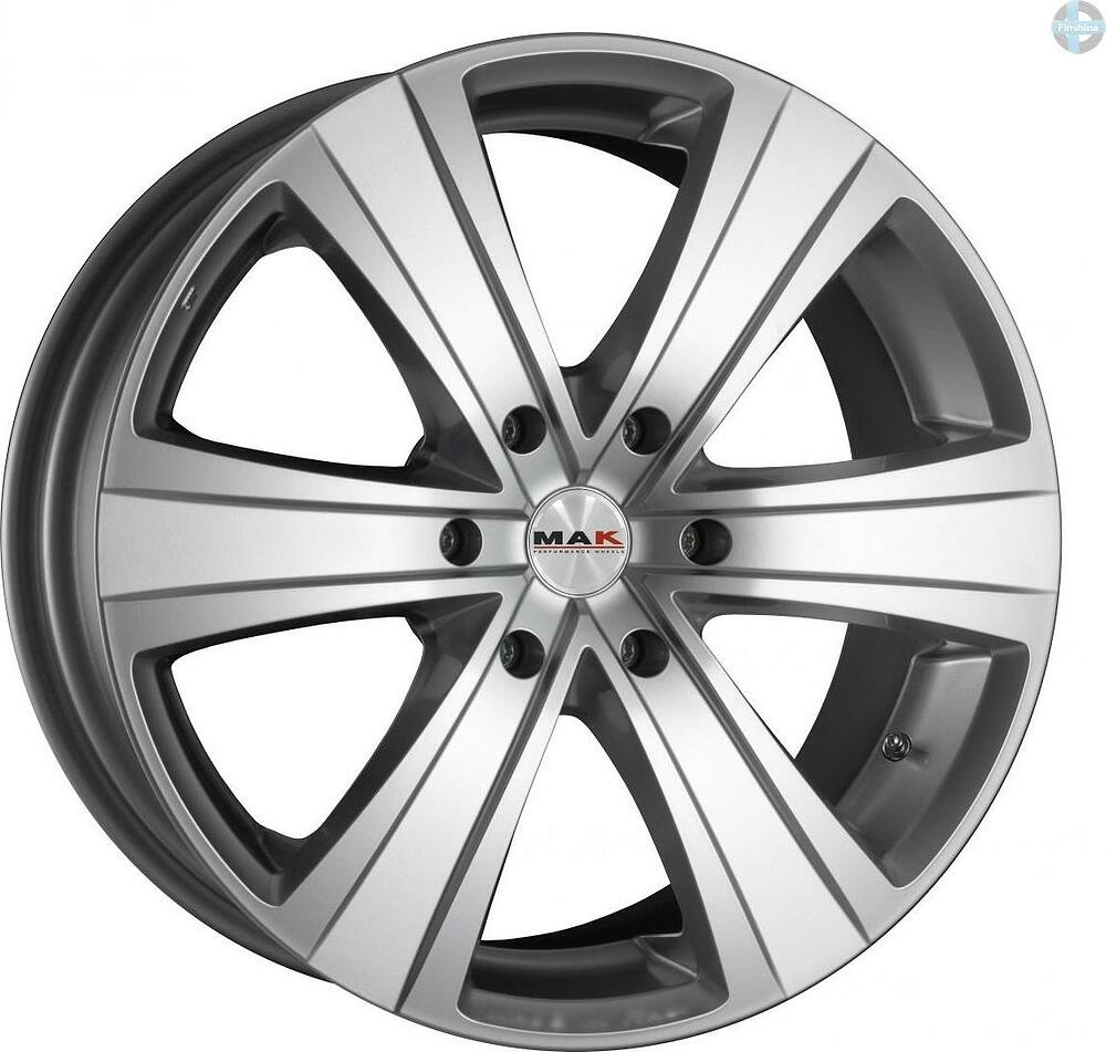 Mak Fuoco 6 8x18 6x139.7 Dia 112 HYPER SILVER