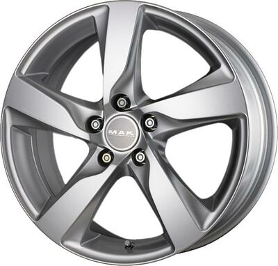 Mak G'Burg W 8x18 5x108 ET 45 Dia 65.1 silver