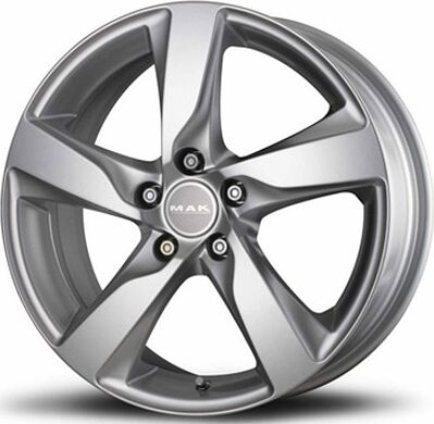 Mak Gothenburg 7x17 5x108 ET 50 Dia 65.1 Silver