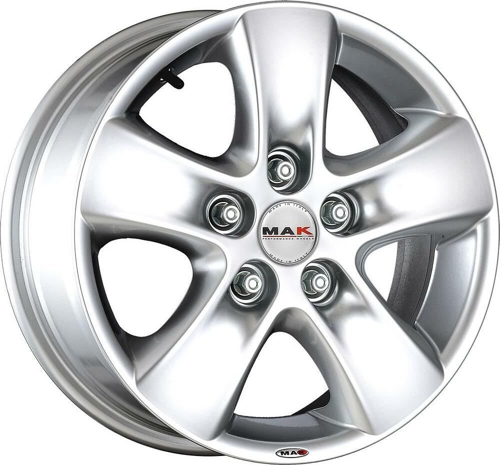 Mak HD! 6.5x16 5x120 ET 45 Dia 65.1 Hyper Silver