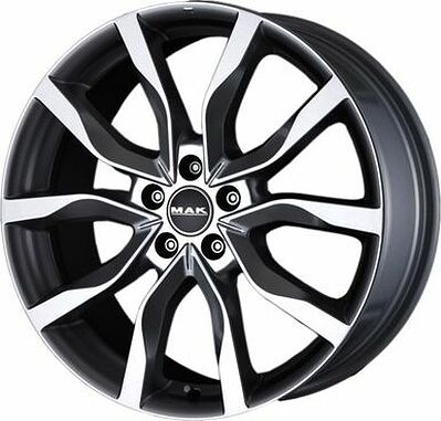 Mak Highlands 8x19 5x114.3 ET 40 Dia 67.1 Gunmetal Mirror Face