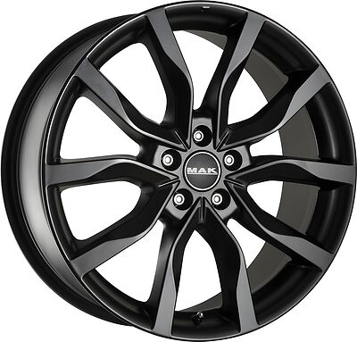 Mak Highlands 9x18 5x120 ET 48 Dia 72.6 Mat Black
