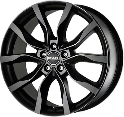 Mak Highlands 7x17 5x108 ET 45 Dia 63.4 Matt Black