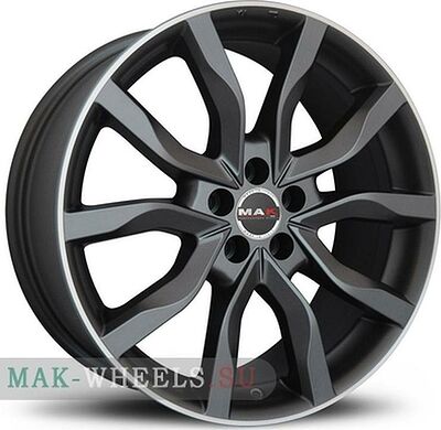 Mak Highlands 9x21 5x108 ET 38.5 Dia 63.4 Matt Titan