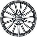 Mak Komet 7.5x19 5x112 ET 32 Dia 66.6 Gunmetal Mirror Face Mak Komet 7.5x19 5x112 ET 32 Dia 66.6 Gunmetal Mirror Face
