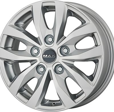 Mak Load 5 7x17 5x108 ET 46 Dia 65.1 silver