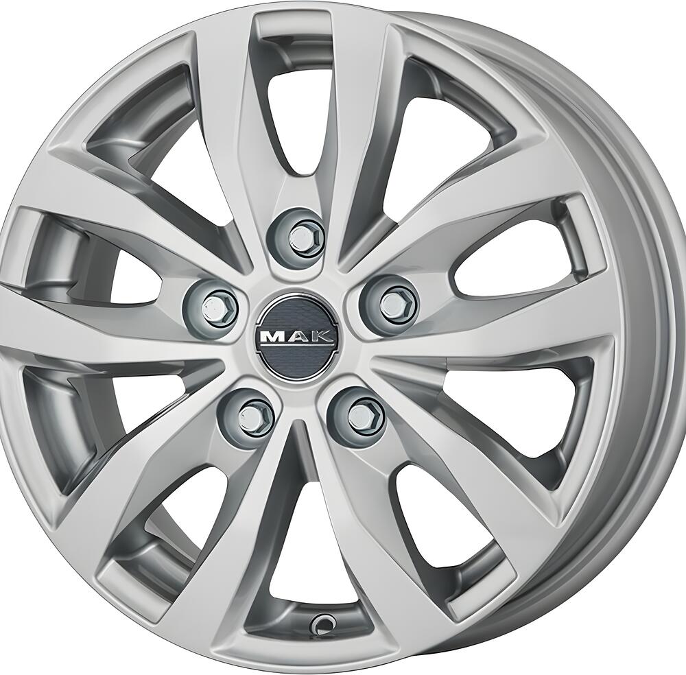 Mak Load 5 7x17 5x112 ET 51 Dia 66.6 silver