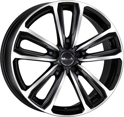 Mak Magma 7x17 5x100 ET 38 Dia 57.1 Black Mirror