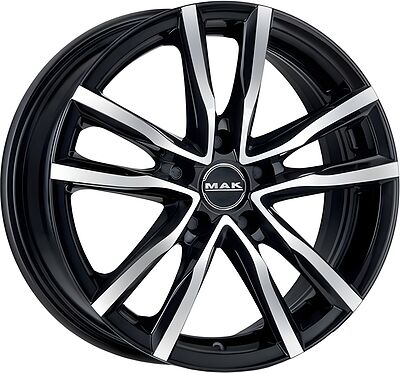 Mak Milano 6.5x16 5x110 ET 35 Dia 65.1 Black Mirror