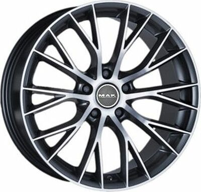 Mak Munchen 8x17 5x112 ET 35 Dia 76 Gunmetal Mirror Face