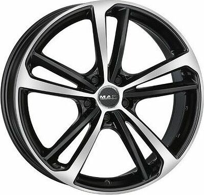 Mak Nurburg 8x19 5x112 ET 42 Dia 66 Black mirror