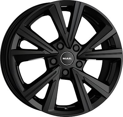 Mak Qvarz 7.5x18 5x108 ET 43 Dia 72 Gloss Black