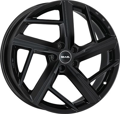 Mak Qvattro 8.5x19 5x112 ET 25 Dia 66.45 Gloss Black