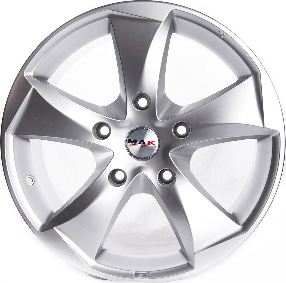 Mak Raptor 5 8.5x19 5x112 ET 45 Dia 76 Hyper Silver