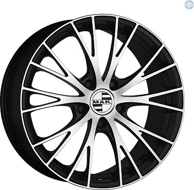 Mak Rennen 9x18 5x130 ET 45 Dia 71.6 Ice Black