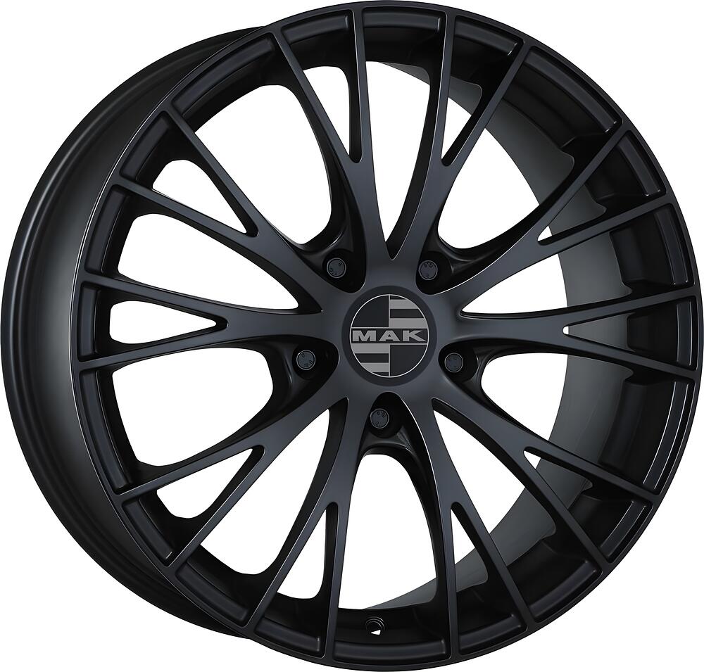 Mak Rennen 8x18 5x130 ET 50 Dia 71.6 Mat Black