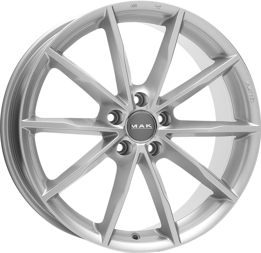 Mak Ringe 7x17 5x112 ET 48 Dia 57 Silver