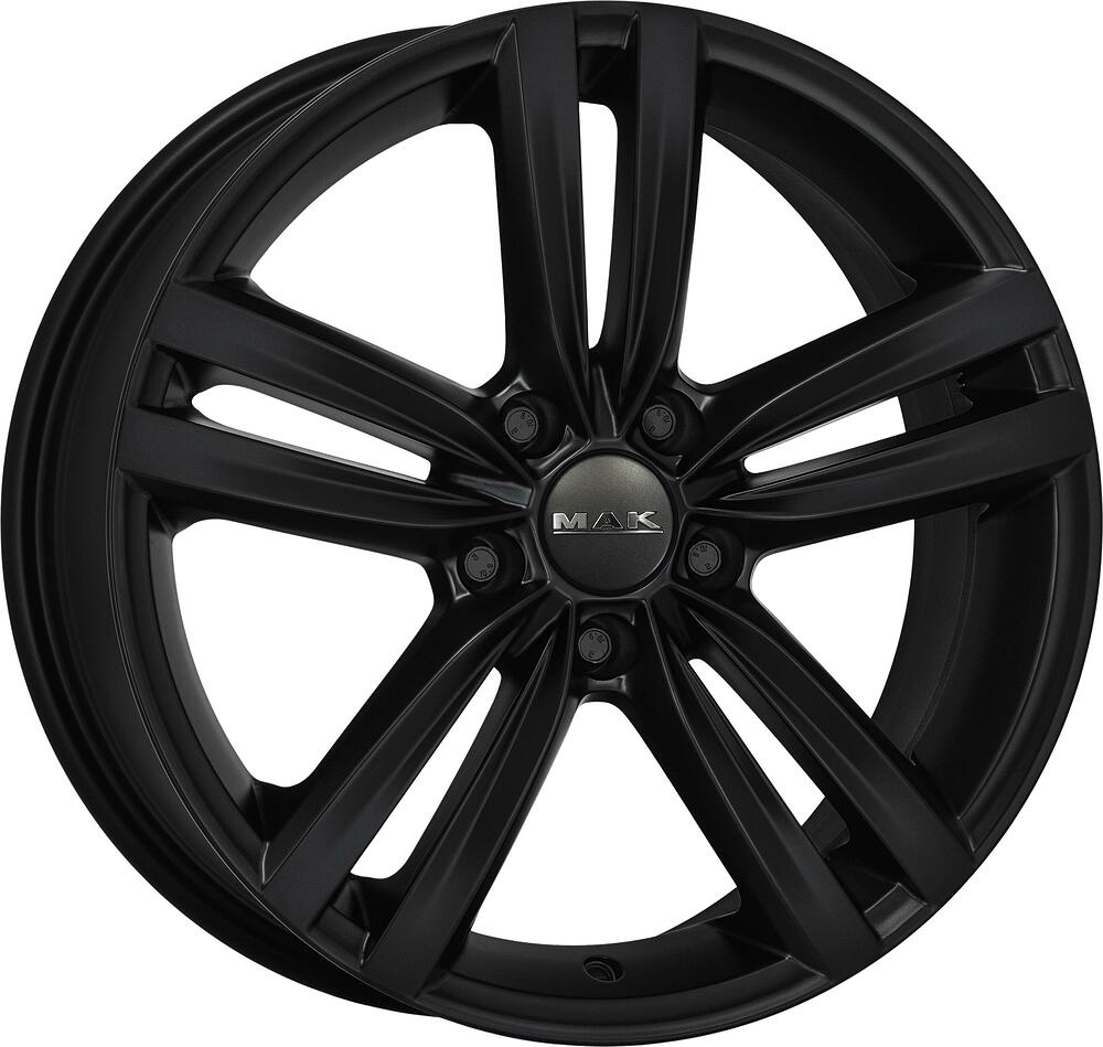 Mak Sachsen W 7x17 5x100 ET 42 Dia 57.1 Mat Black